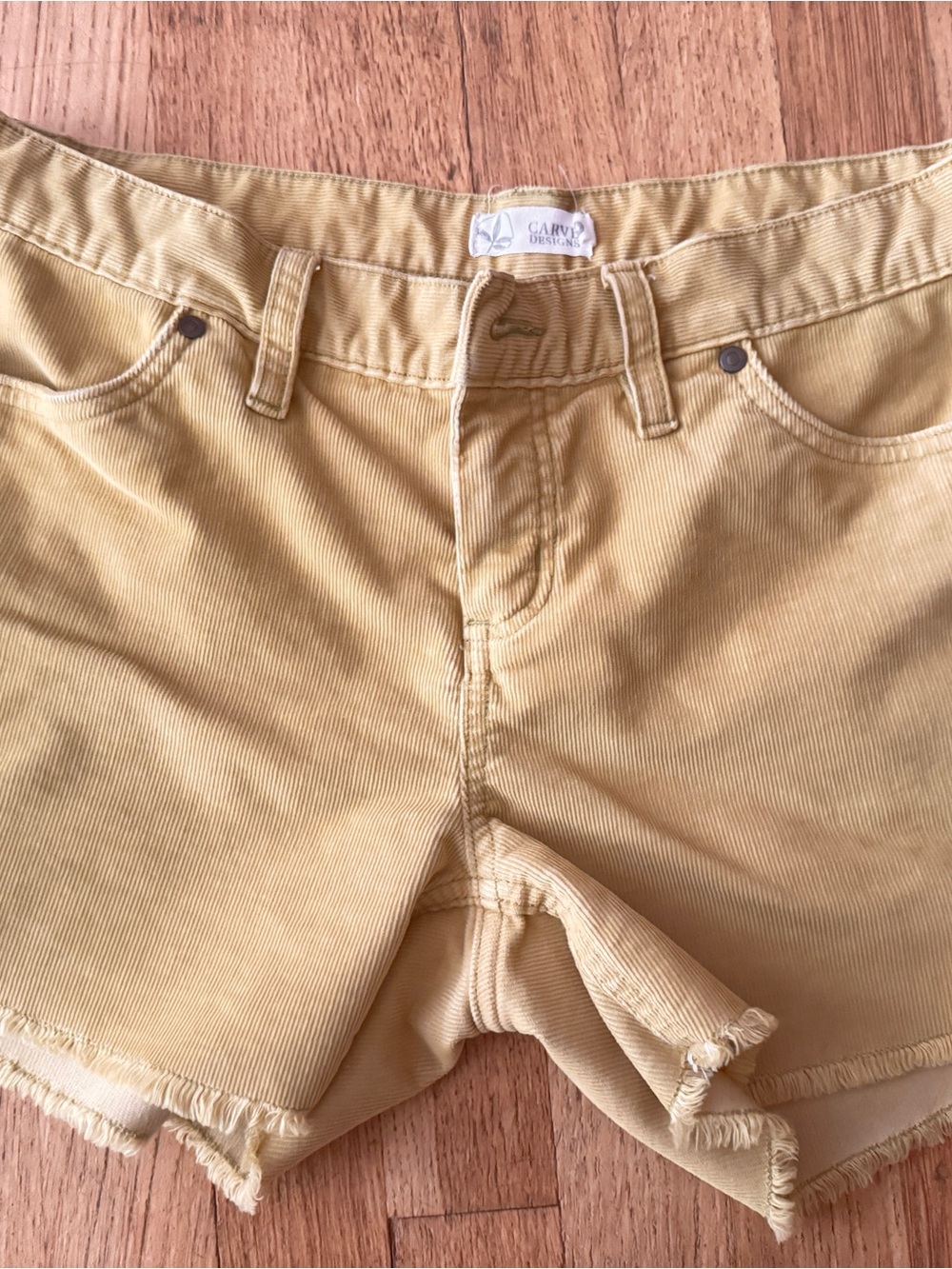 Carve  Designs, tan/khaki cutoff  Oahu Corduroy Shorts